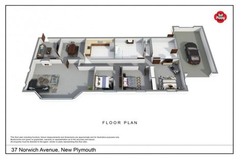 Photo of property in 37 Norwich Avenue, Spotswood, New Plymouth, 4310