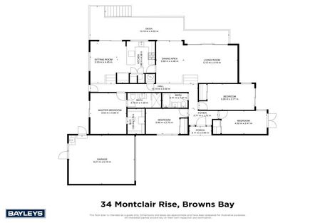 Photo of property in 34 Montclair Rise, Browns Bay, Auckland, 0630