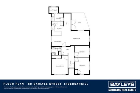 Photo of property in 80 Carlyle Street, Hawthorndale, Invercargill, 9810