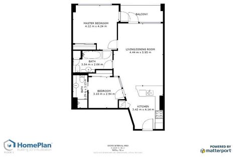Photo of property in Kate Sheppard Apartments, 6g/42 Molesworth Street, Thorndon, Wellington, 6011