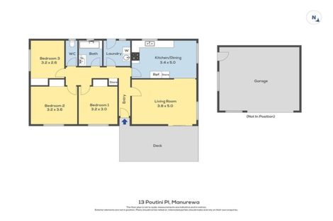 Photo of property in 13 Poutini Place, Manurewa, Auckland, 2102