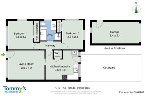 Photo of property in 1/17 The Parade, Island Bay, Wellington, 6023