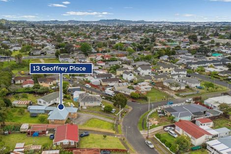 Photo of property in 13 Geoffrey Place, Mangere East, Auckland, 2024