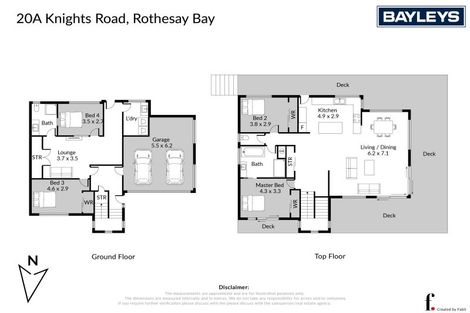 Photo of property in 1/20 Knights Road, Rothesay Bay, Auckland, 0630