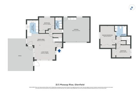 Photo of property in 2/1 Mossop Rise, Glenfield, Auckland, 0629