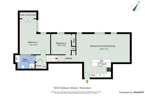 Photo of property in The Villas, 33u9 Hobson Street, Thorndon, Wellington, 6011