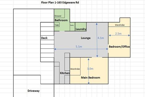 Photo of property in 1/163 Edgeware Road, Edgeware, Christchurch, 8013