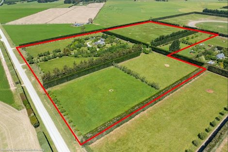 Photo of property in 1155 Hoskyns Road, Kirwee, Christchurch, 7671