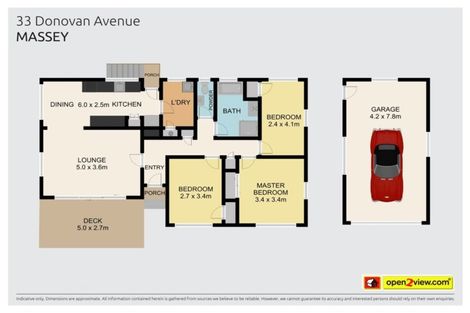 Photo of property in 33 Donovan Avenue, Massey, Auckland, 0614