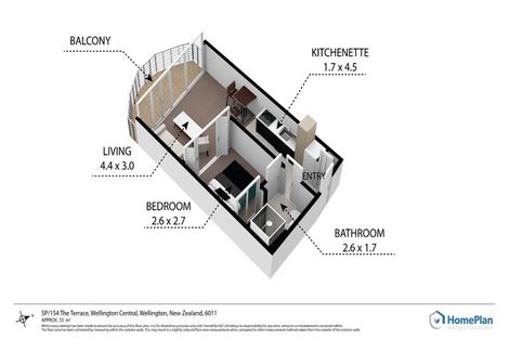 Photo of property in Atrium Towers, 5p/154 The Terrace, Wellington Central, Wellington, 6011
