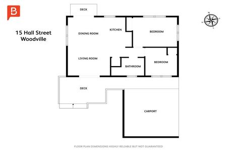 Photo of property in 15 Hall Street, Woodville, 4920