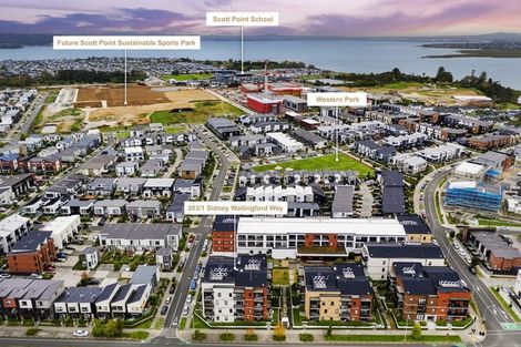 Photo of property in 203/1 Sidney Wallingford Way, Hobsonville, Auckland, 0616