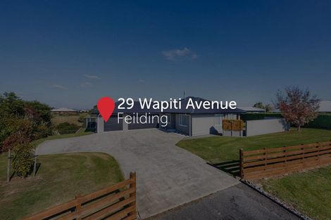 Photo of property in 29 Wapiti Avenue, Feilding, 4775