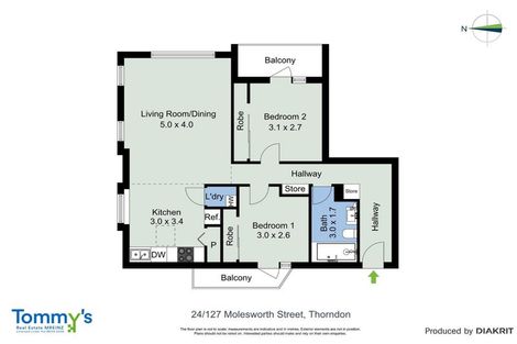 Photo of property in Westhaven Apartments, 24/127u Molesworth Street, Thorndon, Wellington, 6011