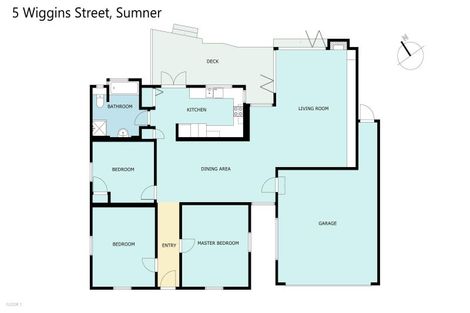 Photo of property in 5 Wiggins Street, Sumner, Christchurch, 8081