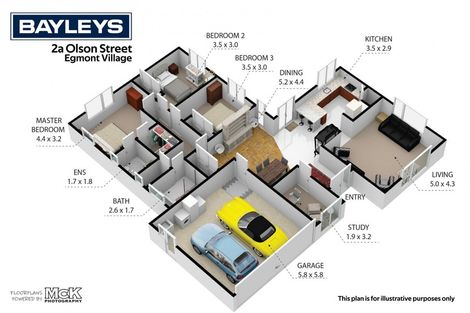 Photo of property in 2a Olson Street, Egmont Village, Inglewood, 4386