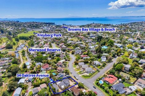 Photo of property in 34 Oaktree Avenue, Browns Bay, Auckland, 0630