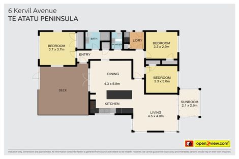 Photo of property in 6 Kervil Avenue, Te Atatu Peninsula, Auckland, 0610