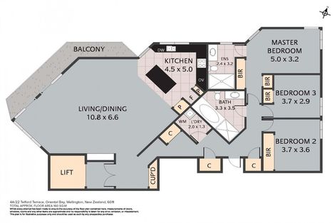 Photo of property in 4a/22 Telford Terrace, Oriental Bay, Wellington, 6011