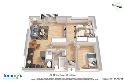 Photo of property in 172u2 Ohiro Road, Brooklyn, Wellington, 6021