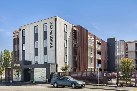 Photo of property in Leicester Executive Apartments, 104/282 Madras Street, Christchurch Central, Christchurch, 8011
