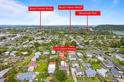 Photo of property in 1/33 O'donn Avenue, Beach Haven, Auckland, 0626