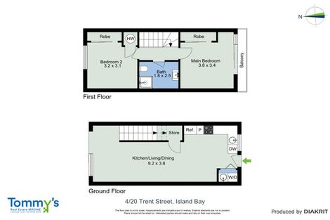 Photo of property in 20u4 Trent Street, Island Bay, Wellington, 6023
