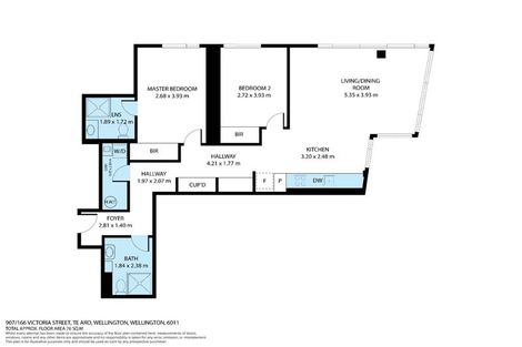 Photo of property in Vsp South, 907/166u Victoria Street, Te Aro, Wellington, 6011