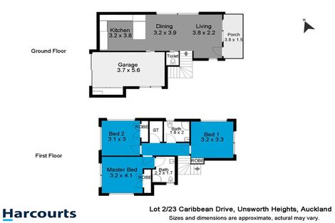 Photo of property in 23b Caribbean Drive, Unsworth Heights, Auckland, 0632