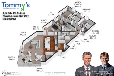 Photo of property in 3b/22 Telford Terrace, Oriental Bay, Wellington, 6011