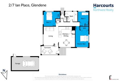 Photo of property in 2/7 Ian Place, Glendene, Auckland, 0602