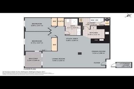 Photo of property in Tennyson Apartments, 7/25 Tennyson Street, Te Aro, Wellington, 6011