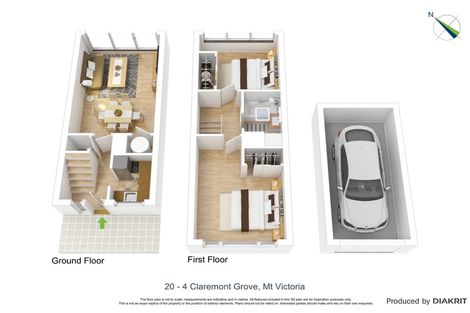 Photo of property in 20/4f Claremont Grove, Mount Victoria, Wellington, 6011