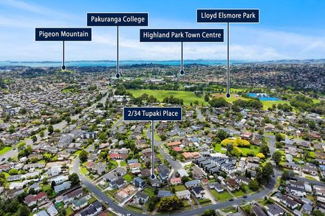 Photo of property in 2/34 Tupaki Place, Pakuranga Heights, Auckland, 2010