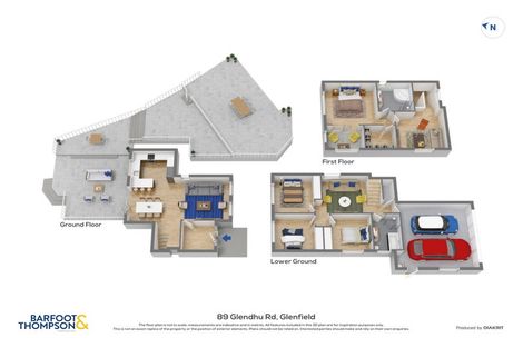 Photo of property in 89 Glendhu Road, Bayview, Auckland, 0629