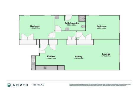 Photo of property in 55u4 Fifth Avenue, Enderley, Hamilton, 3214