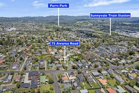 Photo of property in 75 Awaroa Road, Sunnyvale, Auckland, 0612