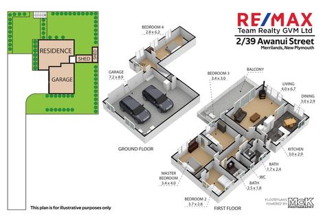 Photo of property in 39 Awanui Street, Merrilands, New Plymouth, 4312