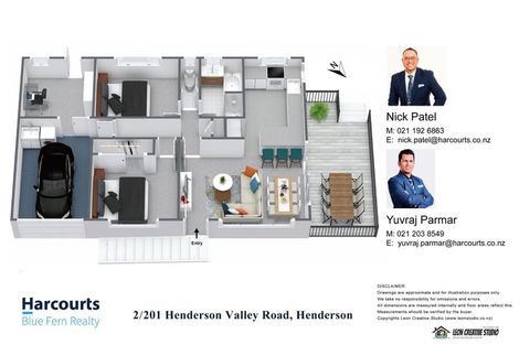 Photo of property in 2/201 Henderson Valley Road, Henderson, Auckland, 0612