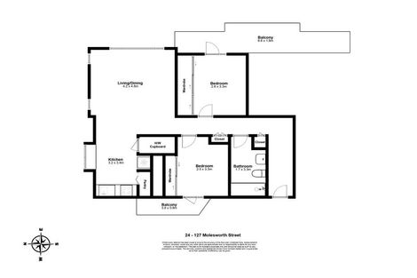 Photo of property in Westhaven Apartments, 24/127 Molesworth Street, Thorndon, Wellington, 6011
