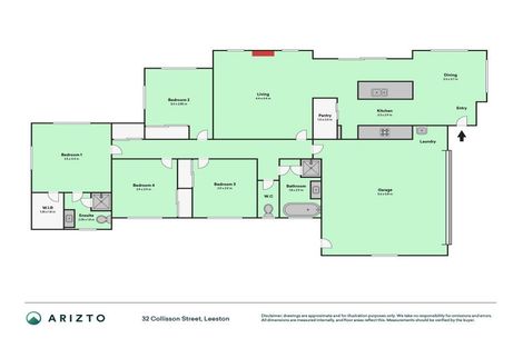 Photo of property in 32 Collisson Street, Leeston, 7632