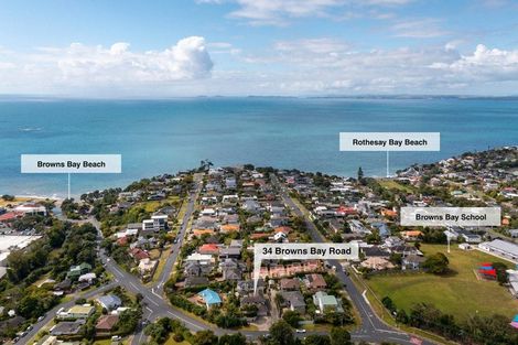 Photo of property in 34 Browns Bay Road, Rothesay Bay, Auckland, 0630