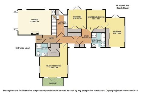 Photo of property in 16 Mayall Avenue, Beach Haven, Auckland, 0626