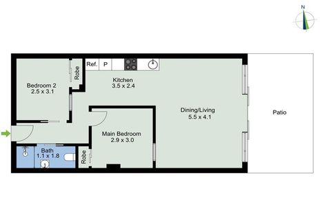 Photo of property in Las Olas De Cuba, 2/35 Torrens Terrace, Mount Cook, Wellington, 6011