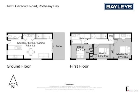 Photo of property in 4/35 Garadice Road, Rothesay Bay, Auckland, 0630