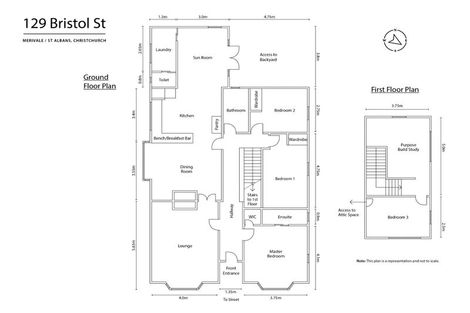 Photo of property in 129 Bristol Street, St Albans, Christchurch, 8014