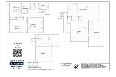 Photo of property in 19 Tregarth Street, Saint Johns Hill, Whanganui, 4501