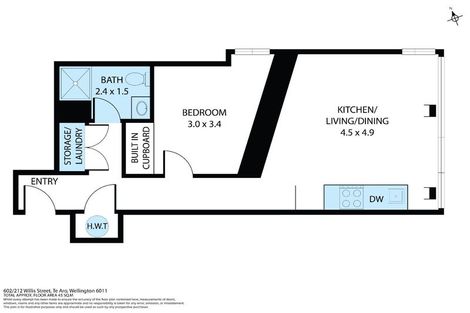 Photo of property in 602/212u Willis Street, Te Aro, Wellington, 6011
