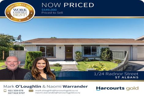 Photo of property in 1/24 Radnor Street, St Albans, Christchurch, 8014