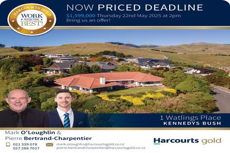 Photo of property in 1 Watlings Place, Kennedys Bush, Christchurch, 8025